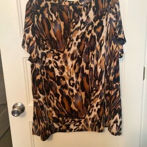 Multicolored Relaxed Boxy Blouse